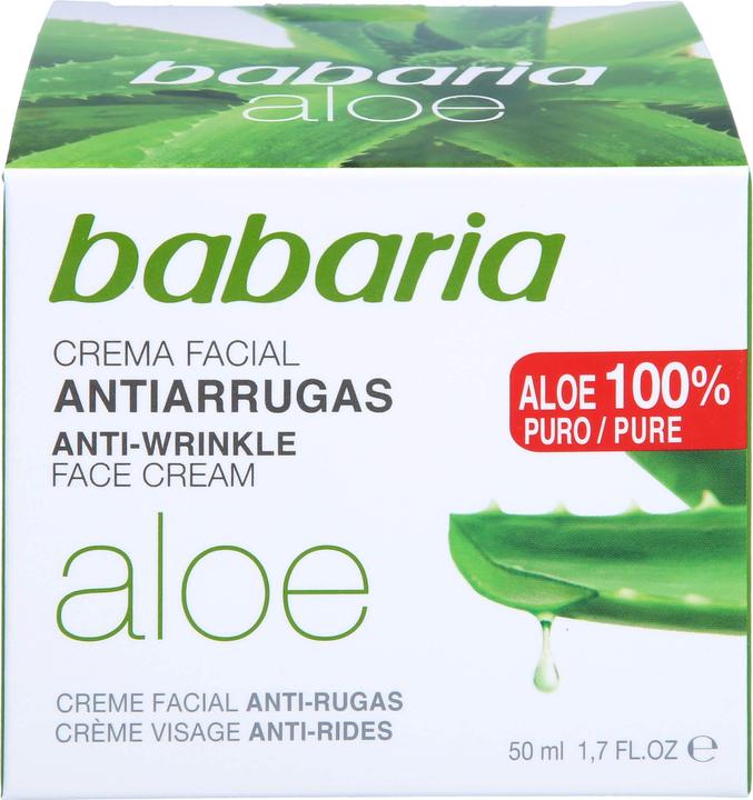 Image du produit Babaria Crème anti-rides à l'aloe vera 50 ml (50 ml, Crème 24h)