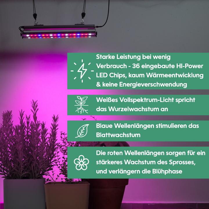Produktbild Parus by Venso Pflanzenarmatur GrowLight Quattro 60W (LED, 245 V)