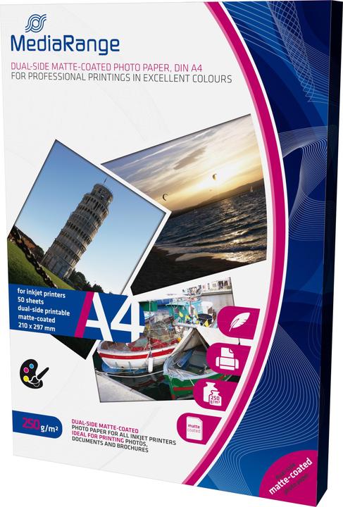 MediaRange Photo paper (250 g/m², A4, 50 x)