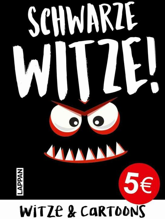 Immagine prodotto Schwarze Witze: Böse, gemeine und politisch unkorrekte Witze und Cartoons (Tedesco, Campione Mannfredt, 2020)