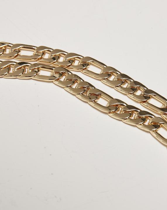 Actual product image Urban Classics Figaro Layering Necklace (100% Iron)