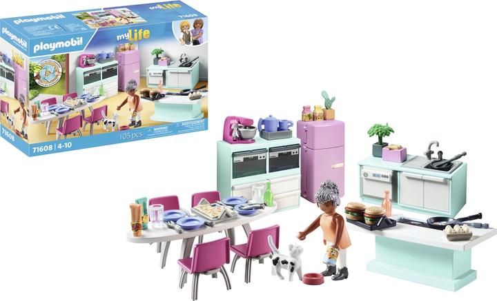 Produktbild Playmobil Küche mit Essplatz (71608, Playmobil My Life)