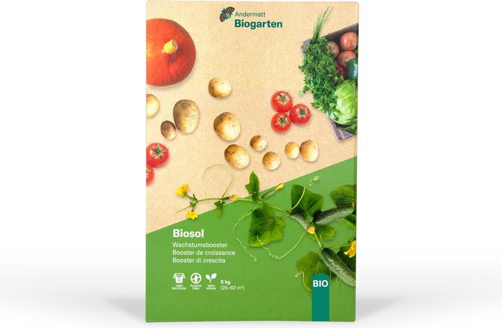 Produktbild Andermatt Biogarten Biosol Wachstumsbooster vegan 5 kg (5.01 kg, 0.09 l)