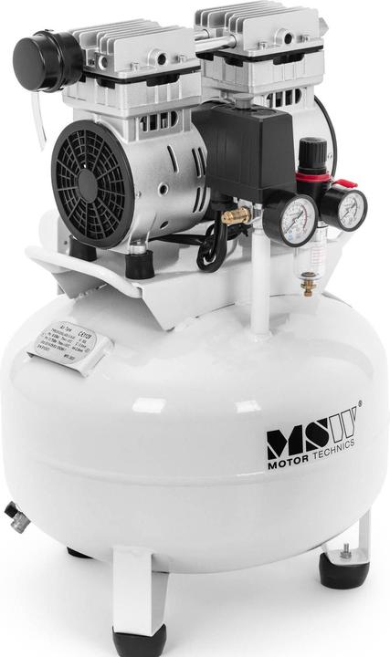 Produktbild MSW Kompressor ölfrei Druckluft-Kompressor Luftkompressor 30 L 750 W (7 Bar, 30 l)