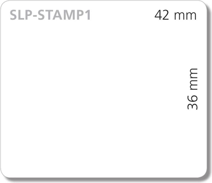 Actual product image Seiko SLP-Stamp1 stamp labels, 2 rolls of 510 labels each