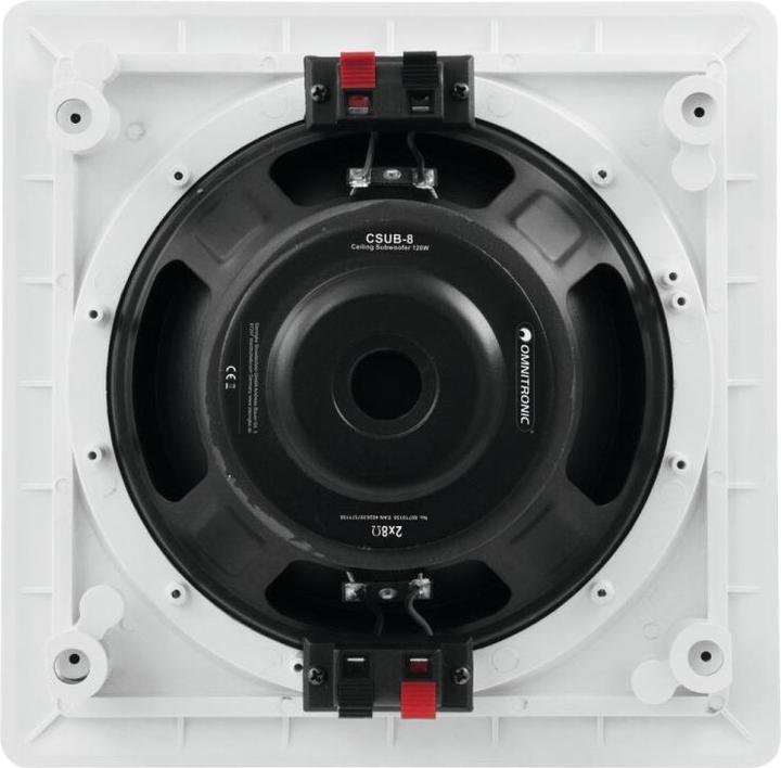 Actual product image Omnitronic CSUB8 Ceiling Subwoofer (1 pcs.)