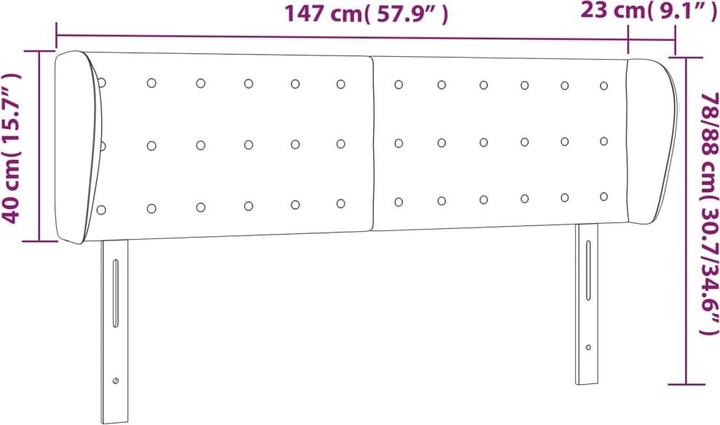 Actual product image VidaXL Olova (147 x 23 x 88 cm)
