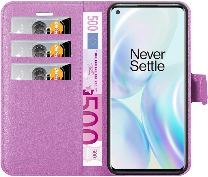 Actual product image Cadorabo Book with stand function cover (Oneplus 8)