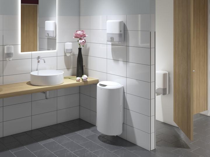 Actual product image Tork Double roll toilet paper dispenser, whiteá