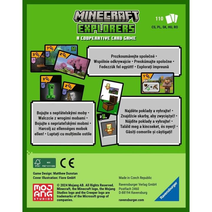 Immagine prodotto Ravensburger Gioco di carte Minecraft Explorers