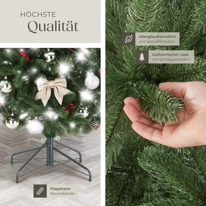 Immagine prodotto tectake Künstlicher Weihnachtsbaum Dancer mit Spritzgussnadeln