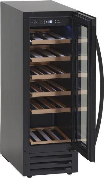Produktbild Scandomestic SV 19 B - Weinkühlschrank - 1 Zone - Breite: 29,5 cm - Tiefe: 56,1 cm - Höhe: 86,5 cm -