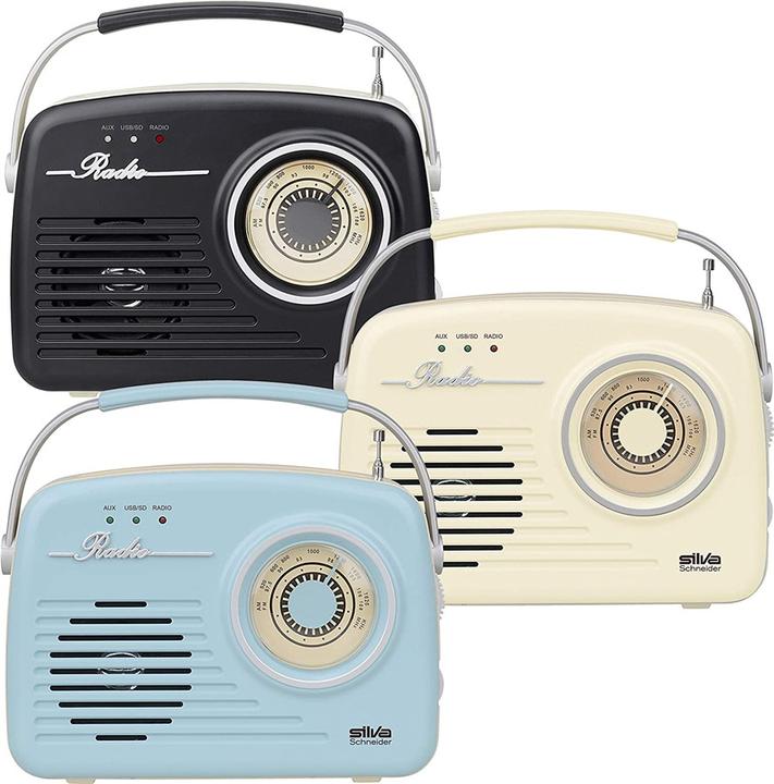 Image du produit Silva Schneider Radio 20W FM USB SD carte mémoire noir MONO 1965 NOIR (FM)