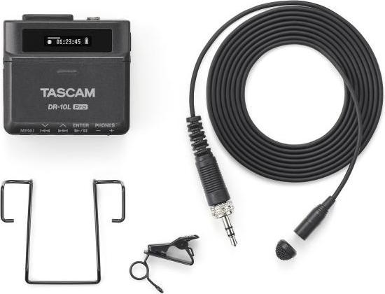 Actual product image Tascam DR-10L Pro lavalier recorder with windscreen (Various)