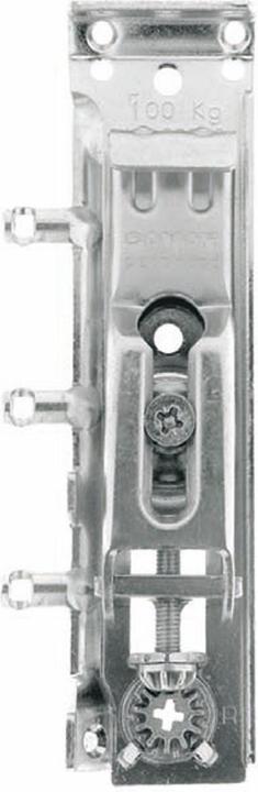 Produktbild Camar Schrankaufhänger 817 rechts, H 18 mm, T 25 mm, Stahl verzinkt/Zamak (1 Stk.)