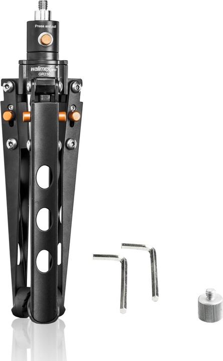Image du produit Walimex pro pro Ground Rocker GR230 Trépied de sol et barre de support (Métal, Matières plastiques)