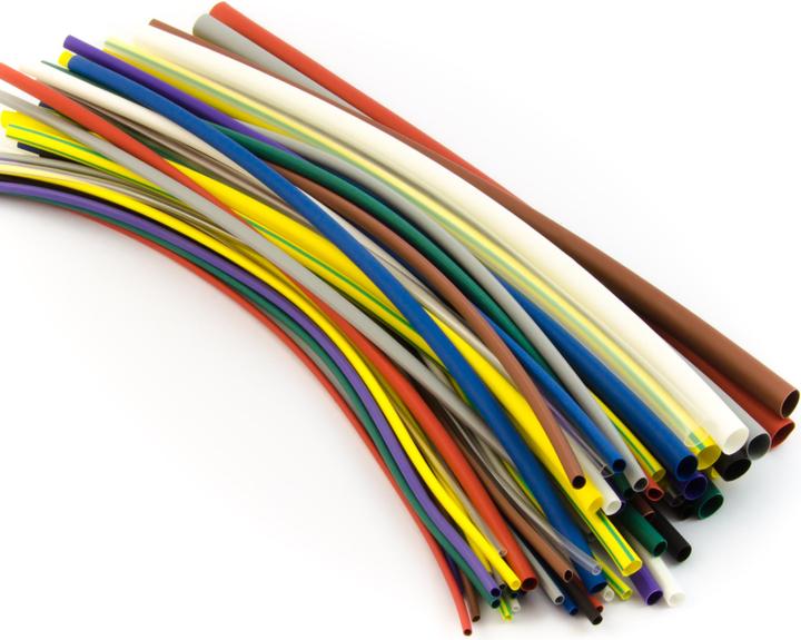 Purecrea Schrumpfschlauch Set diverse Farben 55 Stück / Total 15m (55 x)