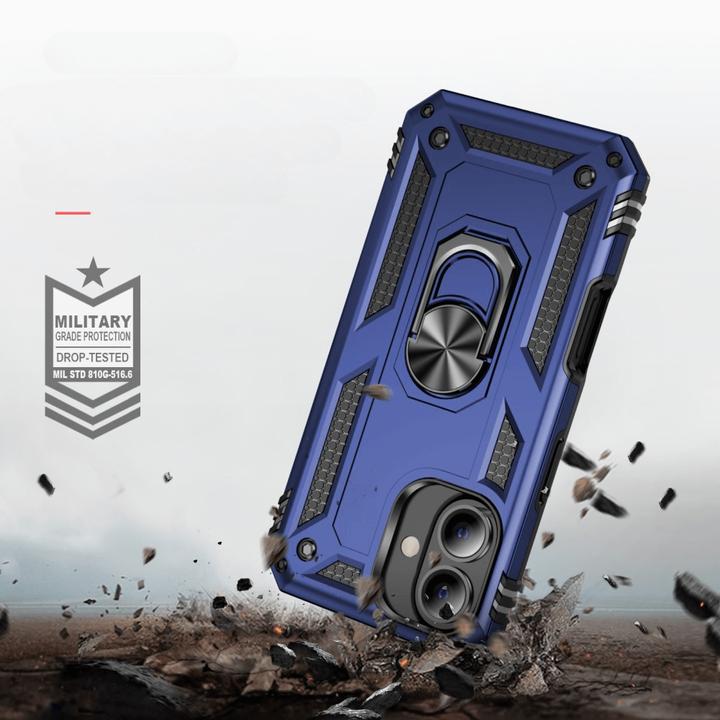 Actual product image Cover-Discount iPhone 16 - Robust back cover with kickstand (Apple iPhone 16)
