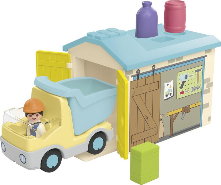 Actual product image Playmobil Lorry with sorting garage (71686, Playmobil Junior)