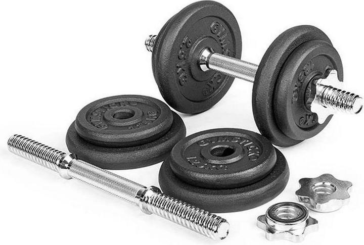 Immagine prodotto Gymstick Set di manubri regolabili (4 x 1,25 kg, 4 x 2,5 kg)