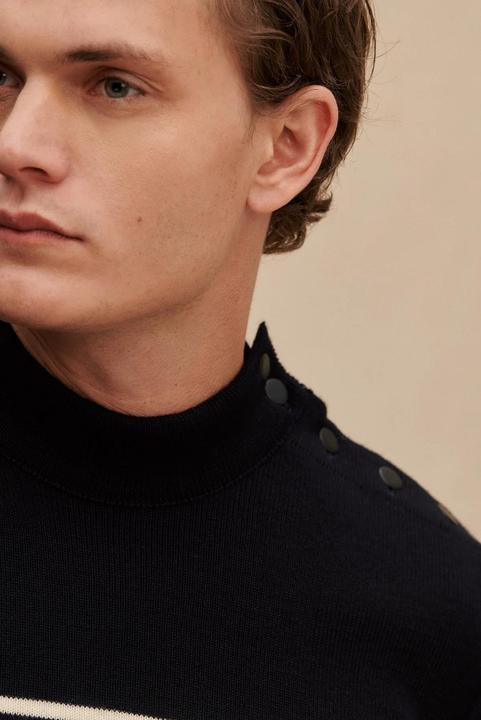 Produktbild Le Minor Pullover mit Rundhalsausschnitt Marinière (XL)