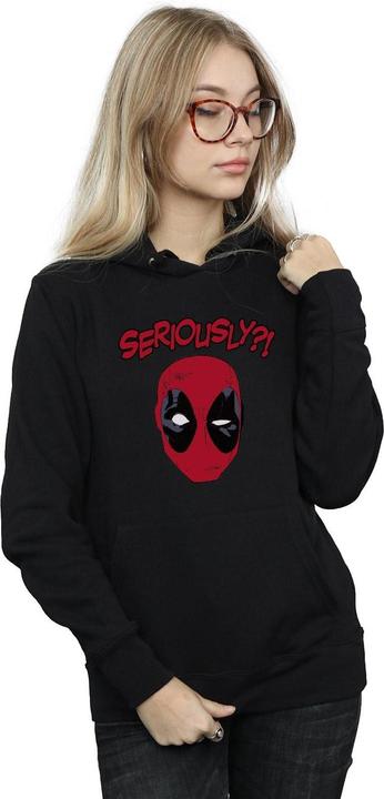 Actual product image Womens/Ladies Deadpool Seriously Hoodie (XXL)