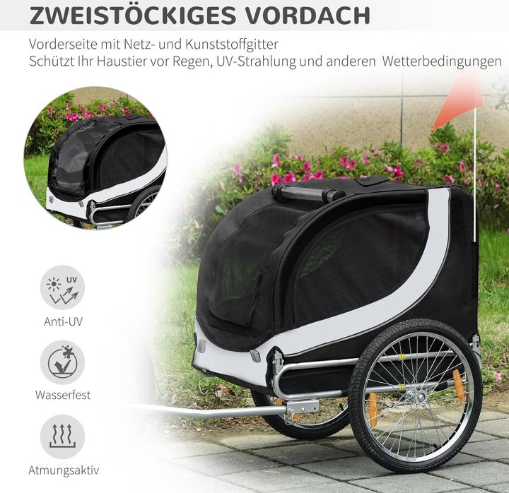 Immagine prodotto PawHut Rimorchio per biciclette