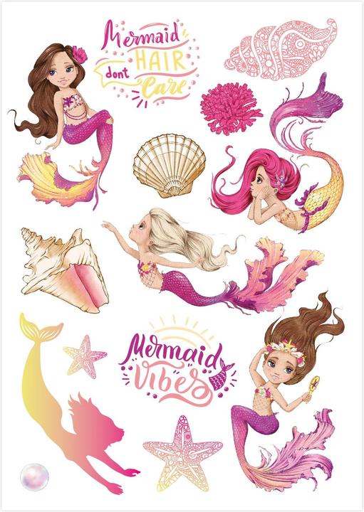 Immagine prodotto Papierdrachen Tatuaggi metallici - Sirene