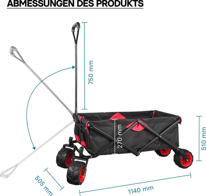 Actual product image Toboli Foldable handcart