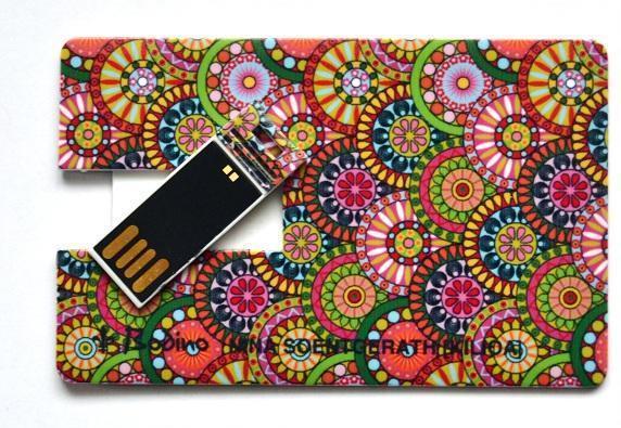 Produktbild Bodino Color Card mit USB Stick 8 GB, Electronic Spaghetti (8 GB)