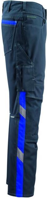 Actual product image Mascot Trousers Mannheim black-blue / cornflower blue (56)