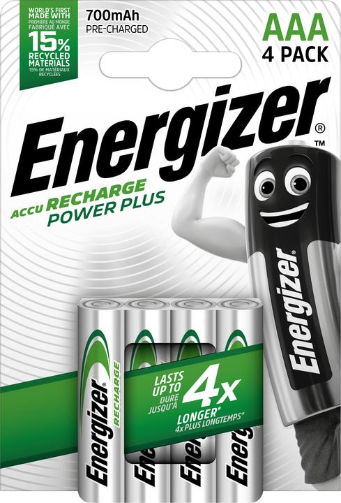 Energizer Recharge Power Plus (4 pcs, AAA, 700 mAh)