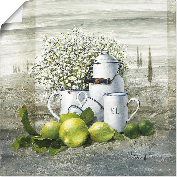 Actual product image Artland Still life with milk jug Q5JY (70 x 70 cm)