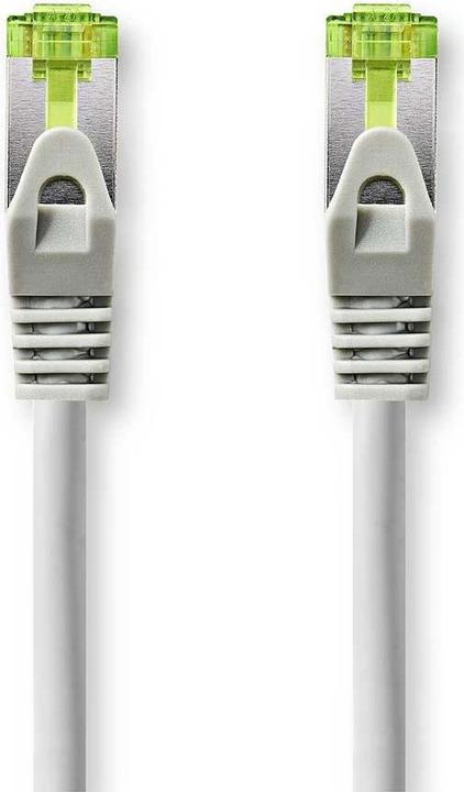 Image du produit Nedis Câble Cat 7 - S/FTP - RJ45 mâle-- 3.0 m - rond - LSZH - gris (S/FTP, CAT7, 3 m)