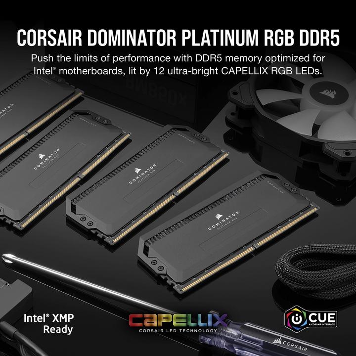 Immagine prodotto Corsair Dominator (2 x 32GB, 6800 MHz, RAM DDR5, DIMM)