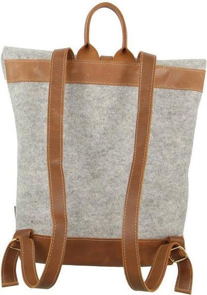 Produktbild Dorothee Lehnen Rucksack, 38 x 40 x 11 cm, grau meliert