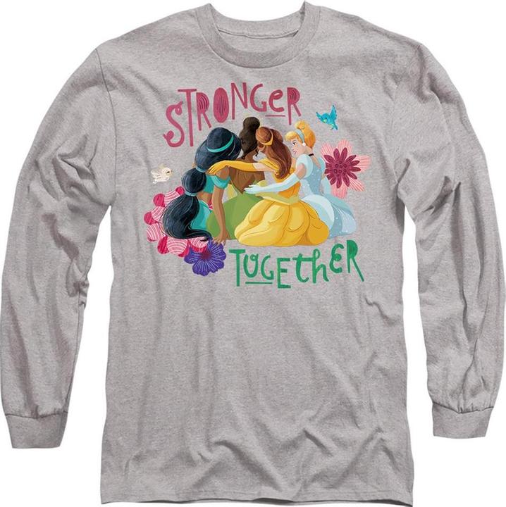 Actual product image Disney Princess Unisex Adult Stronger Together Jasmine, Tiana And Belle T-Shirt (XXL)