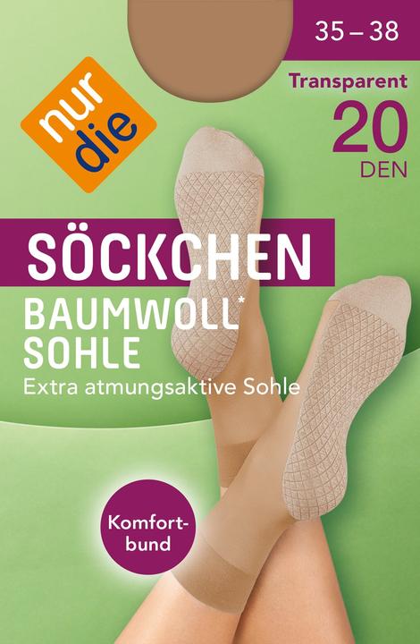 Produktbild Nur Die Söckchen Baumwollsohle (Einzelpack, 39 - 42)