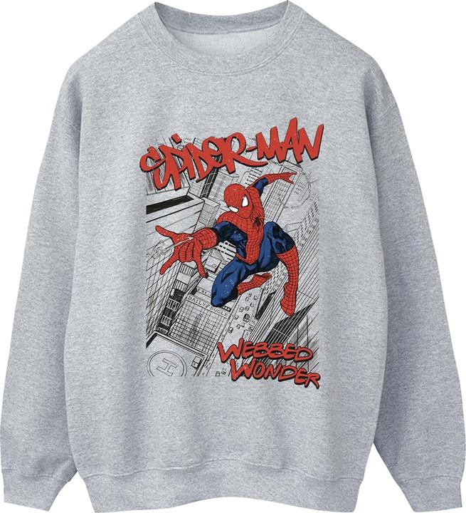 Immagine prodotto Spider-Man Sketch City Felpa Donna (S)