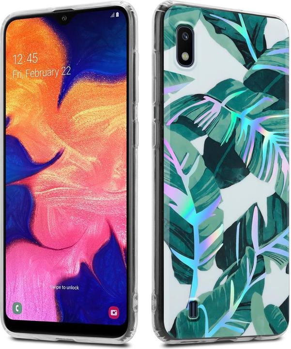 Immagine prodotto Cadorabo IMD TPU Colorful Flowers & Leaves Cover (Samsung Galaxy A10, HTC One M10)