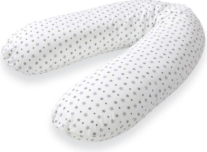 Immagine prodotto Träumeland Cuscino per l'allattamento elastico stelle grigie (180 cm)
