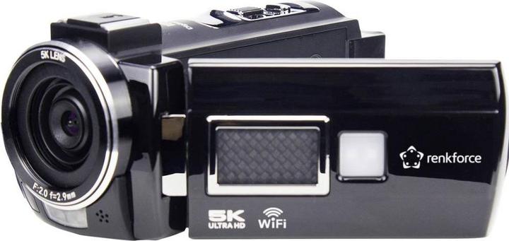 Produktbild Renkforce RF-DV-200 Camcorder 5K 7.6 cm 3 Zoll 8 Megapixel Schwarz