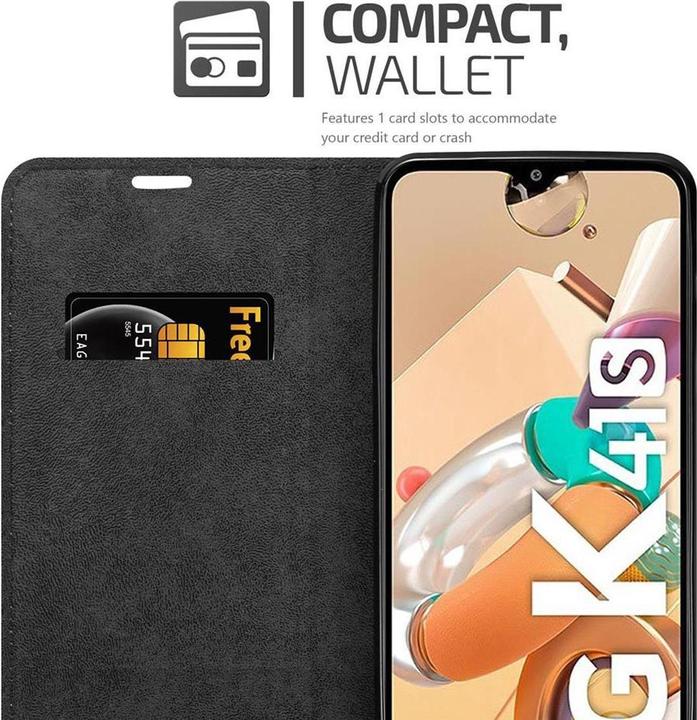 Produktbild Cadorabo Book Invisible Magnet Cover (LG KQ51)