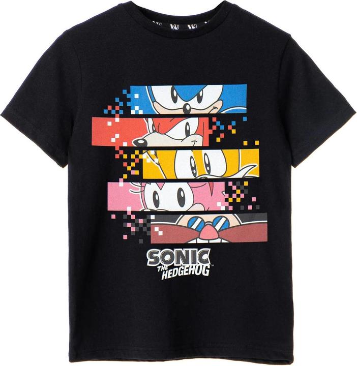 Actual product image Sonic The Hedgehog Boys Pixel T-Shirt (128)