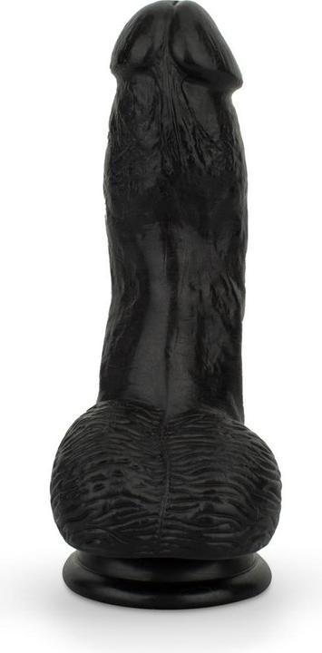 Actual product image Easytoys Dildo with balls 12 cm - Black