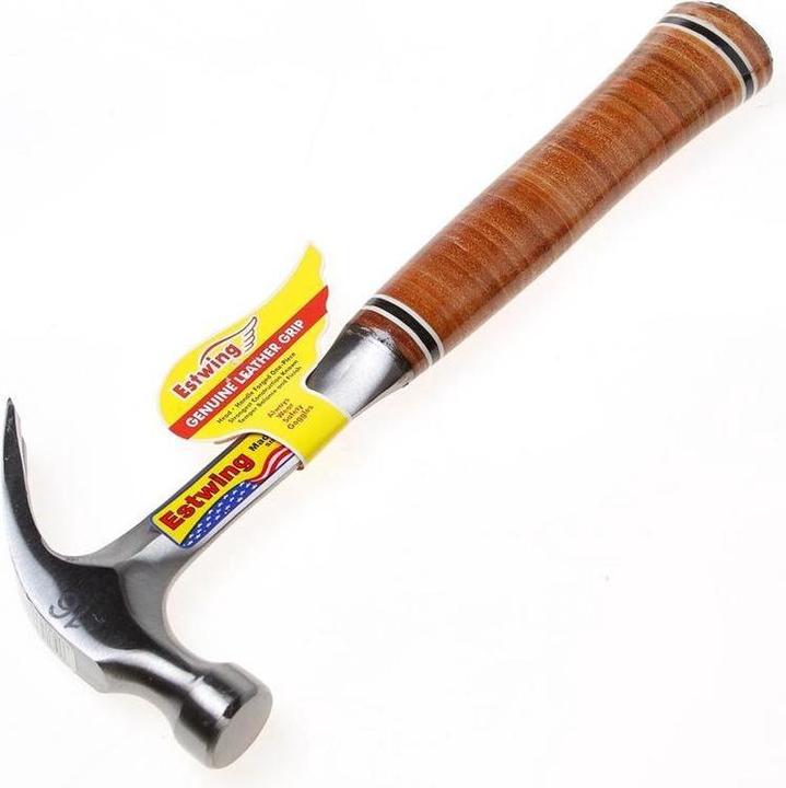 Productafbeelding Estwing E16C Gebogen klauwhamer - Leren handvat (448 g)