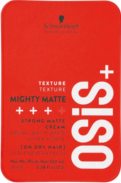 Schwarzkopf Professional OSIS+ Texture Mighty Matte Strong Matte Cream (Haarwachs, 100 ml)