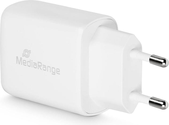 Produktbild MediaRange MRMA112 Ladegerät für Mobilgeräte Weiss Indoor (25 W)