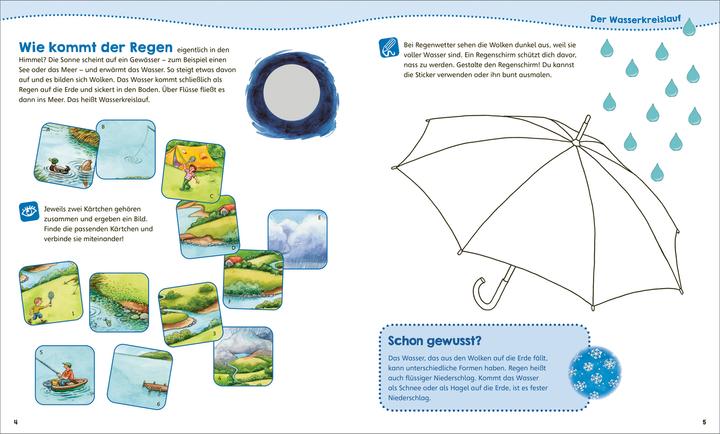 Actual product image Tessloff WAS IST WAS Junior Mitmach-Heft Wetter (German, Lisa Herden, Katja Pine, Hans-Günther Döring, Oliver Teschner, 2022)