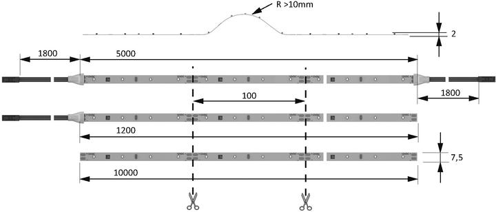 Produktbild Halemeier LED Bänder Versa Inside 40 / 12 V (Warmweiss, 120 cm, Indoor)